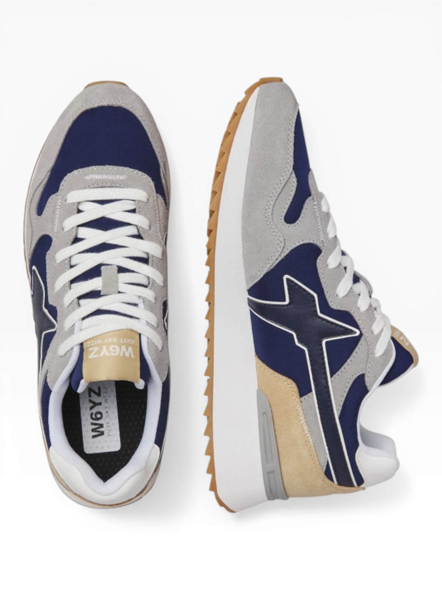 W6YZ YAK SUEDE 1B27 BLU/GRIGIO