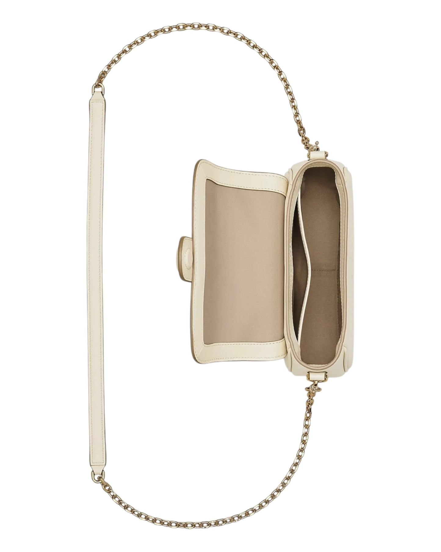 MARC JACOBS THE COVER SHOULDER IN PELLE BEIGE