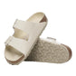 BIRKENSTOCK ARIZONA RIVET LOGO PELLE INTRECCIATA BIANCO