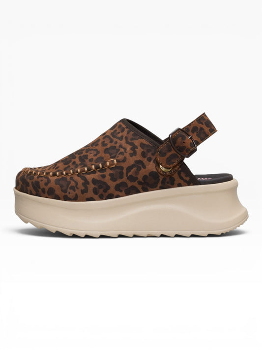 HEY DUDE DELRAY CLOG 2GA LEOPARD