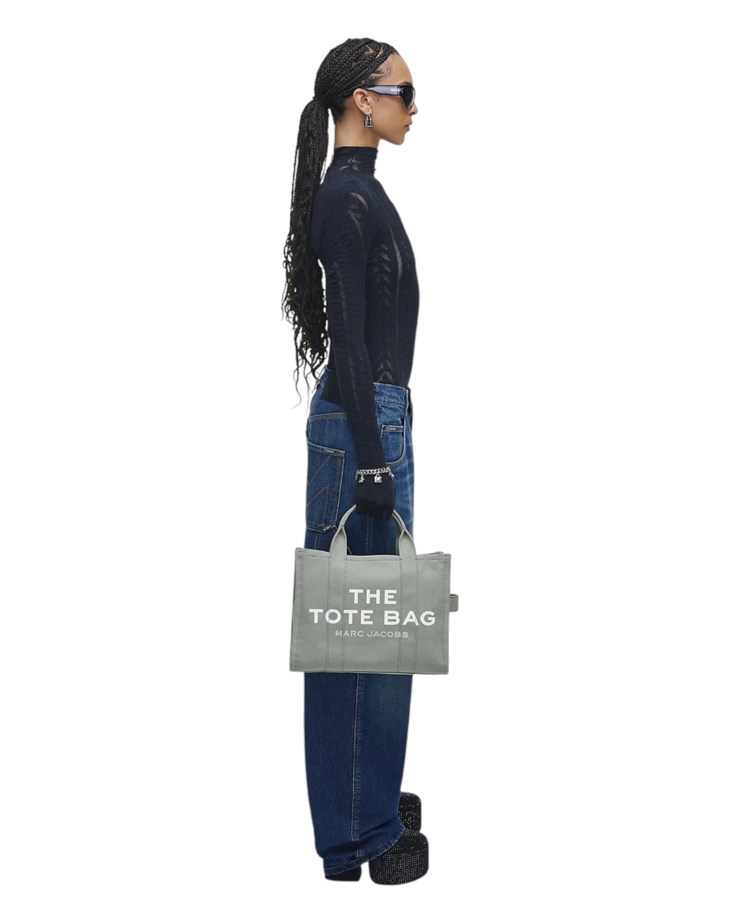 MARC JACOBS THE TOTE BAG MEDIUM GRIGIA
