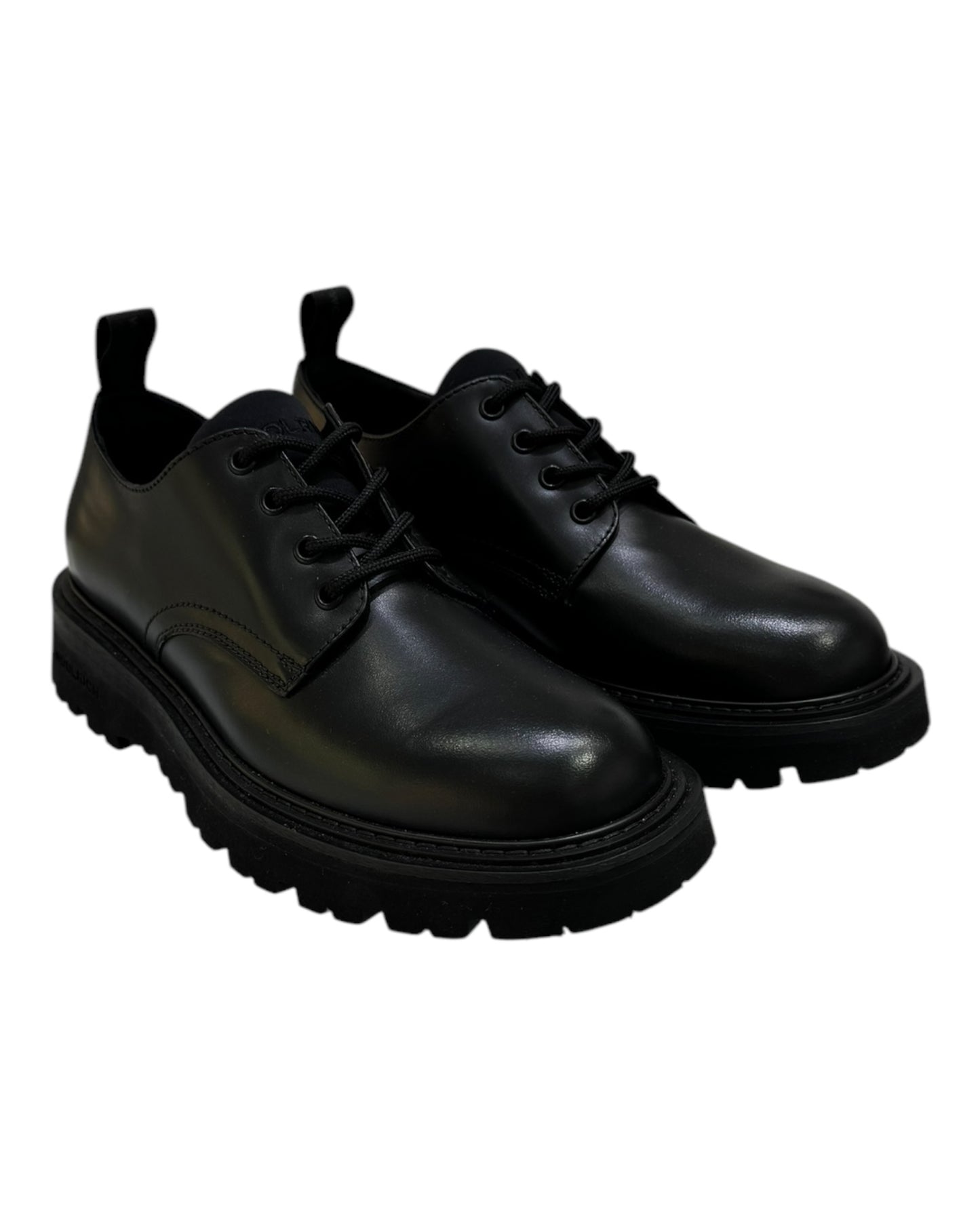 WOOLRICH NEW CITY IN PELLE NERA