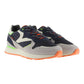 VICTORIA 802113 SNEAKERS IN CAMOSCIO E TELA BLU/GRIGIO/ARANCIO