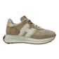HOGAN 641 HXW TESSUTO e CAMOSCIO BEIGE