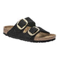 BIRKENSTOCK BIG BUCKLE IN NABUK NERO