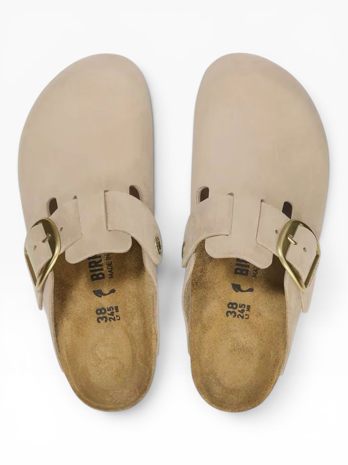 BIRKENSTOCK BOSTON BIG BUCKLE 1028052 SAND CASTLE BEIGE
