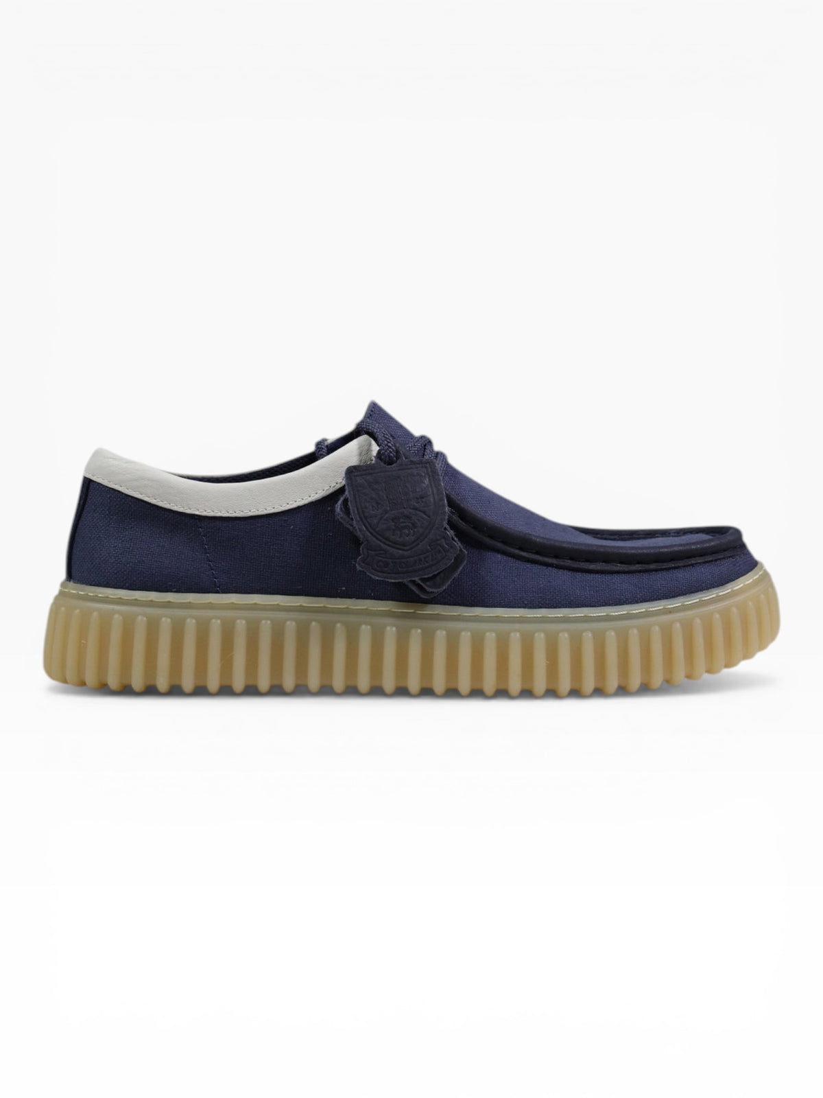 CLARKS TORHILL CANVAS NAVY BLU