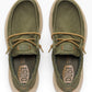 HEY DUDE WALLY COMF WORN 3BN BURN UT OLIVE