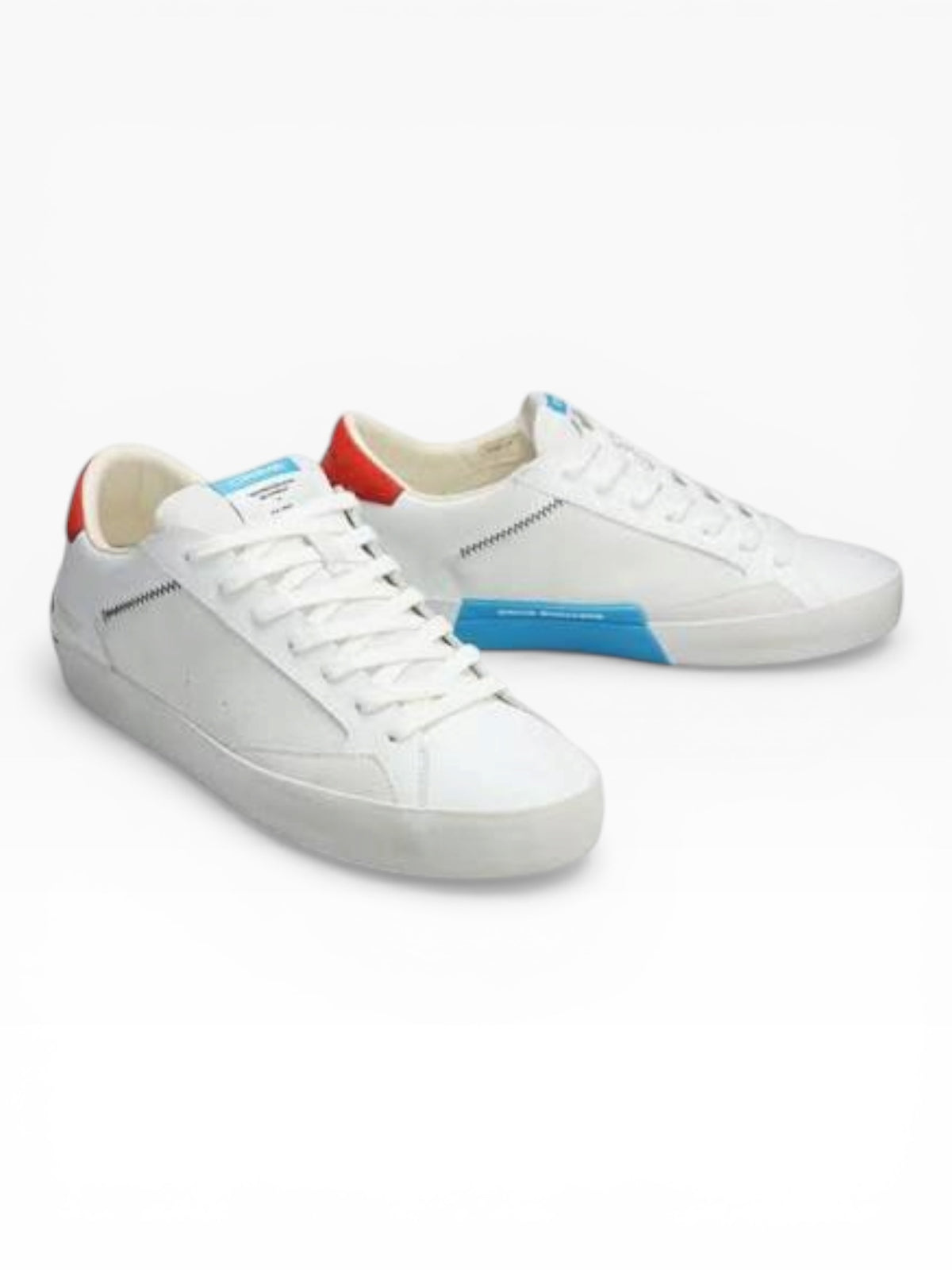 CRIME LONDON DISTRESSED 14005 BIANCO/ROSSO
