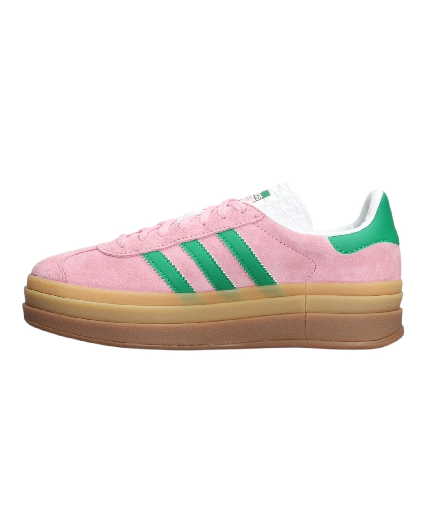 ADIDAS GAZELLE BOLD IN CAMOSCIO FUXIA BANDE VERDI