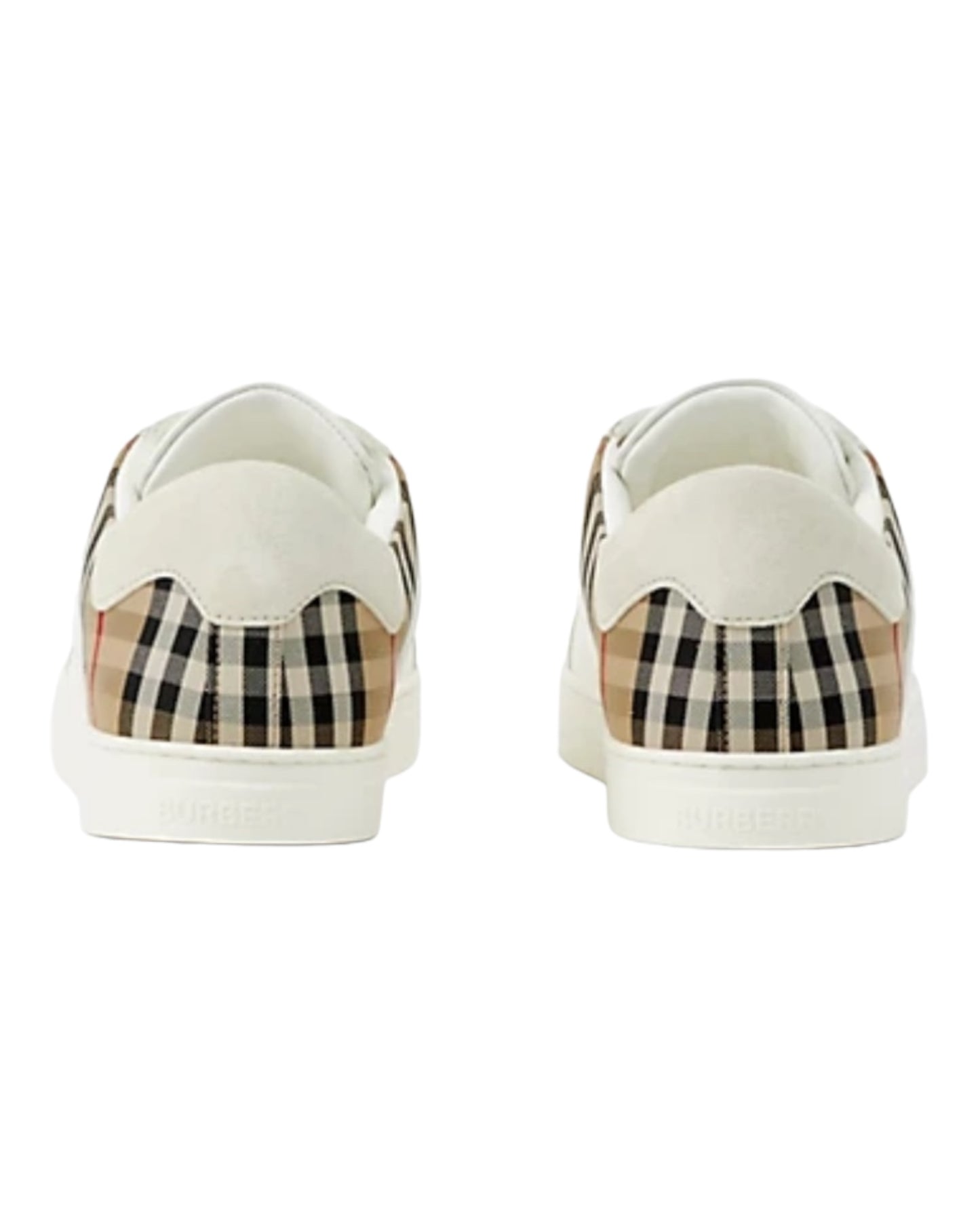 BURBERRY SNEAKERS IN PELLE E CAMOSCIO CON CHECK
