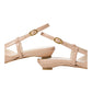 OVYE' 1073AC CHANEL A PUNTA VERNICE BEIGE CON FIOCCO