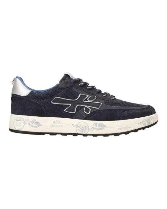 PREMIATA NOUS 6857 IN CAMOSCIO/TESSUTO BLU