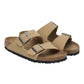 BIRKENSTOCK ARIZONA BIRKIBUC NABUCK LATTE CREAM (BEIGE)