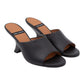 ANGEL ALARCON 125750Z CIABATTA CON TACCO IN PELLE NERA