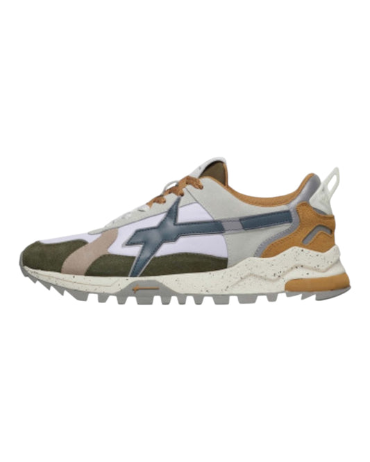 W6YZ BREEZE IN CAMOSCIO VERDE/BIANCA/GIALLA