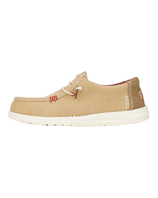 HEY DUDE WALLY WORKWEAR IN TESSUTO BEIGE