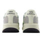 NEW BALANCE DA370 IN CAMOSCIO GRIGIO LOGO VERDE FLUO