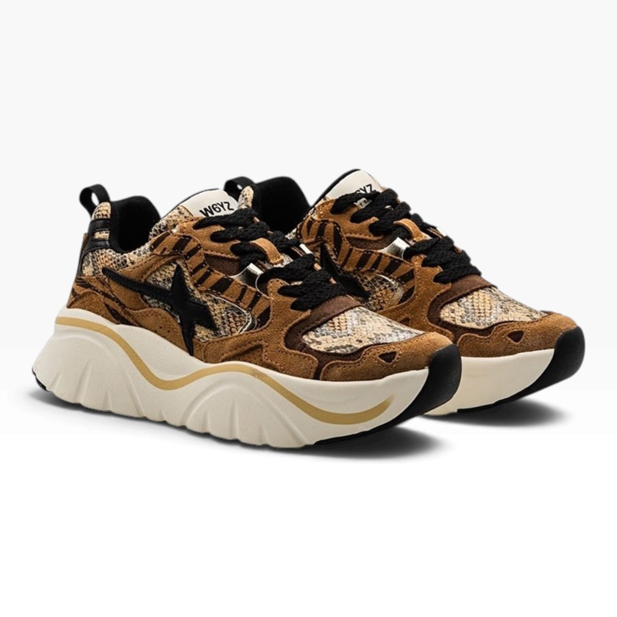 W6YZ MIA SUEDE 4D71 MARRONE PITONATA