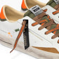 CRIME LONDON SK8 DELUXE 19101 BIANCO/ARANCIO
