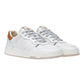 CRIME LONDON TIMELESS IN PELLE BIANCA/CUOIO