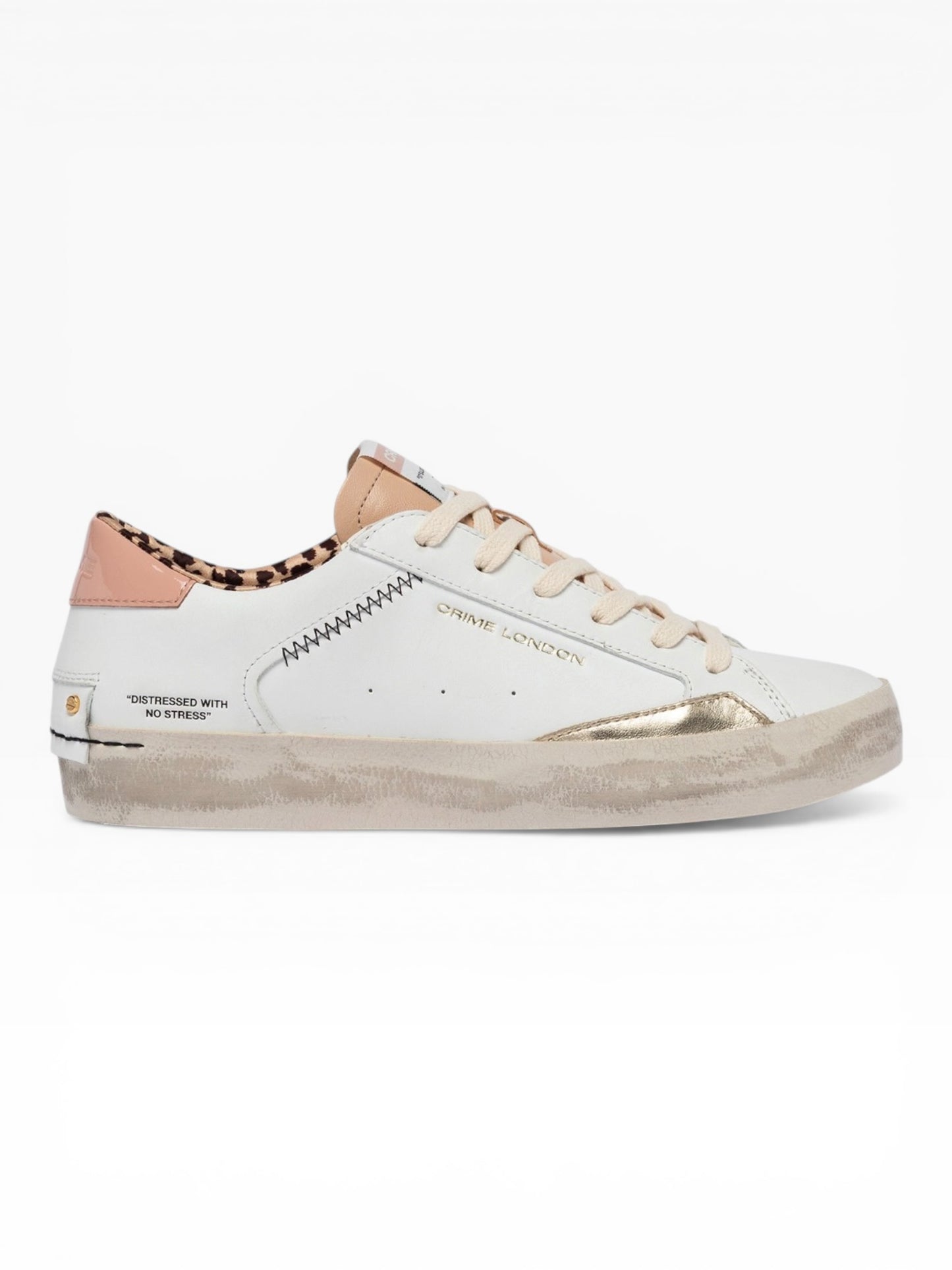 CRIME LONDON DISTRESSED 29008 BIANCO/ROSA