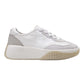 KEH-NOO 9755 SNEAKERS PLATFORM IN CAMOSCIO BEIGE/BIANCA