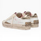 CRIME LONDON SK8 DELUXE 29103 BIANCO/ANIMALIER