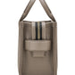 MARC JACOBS LEATHER CROSSBODY IN PELLE WOLF GREY