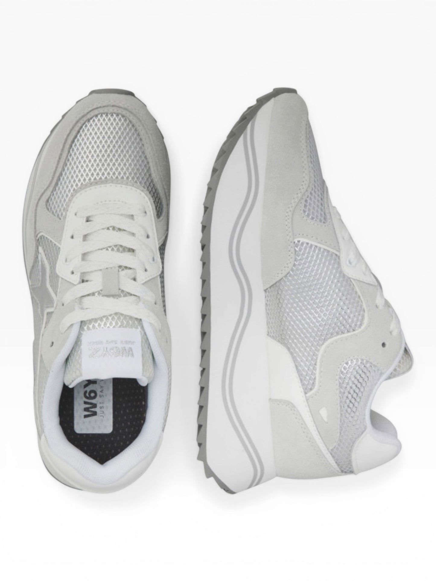 W6YZ DEVA SUEDE 1N35 GRIGIO/ ARGENTO