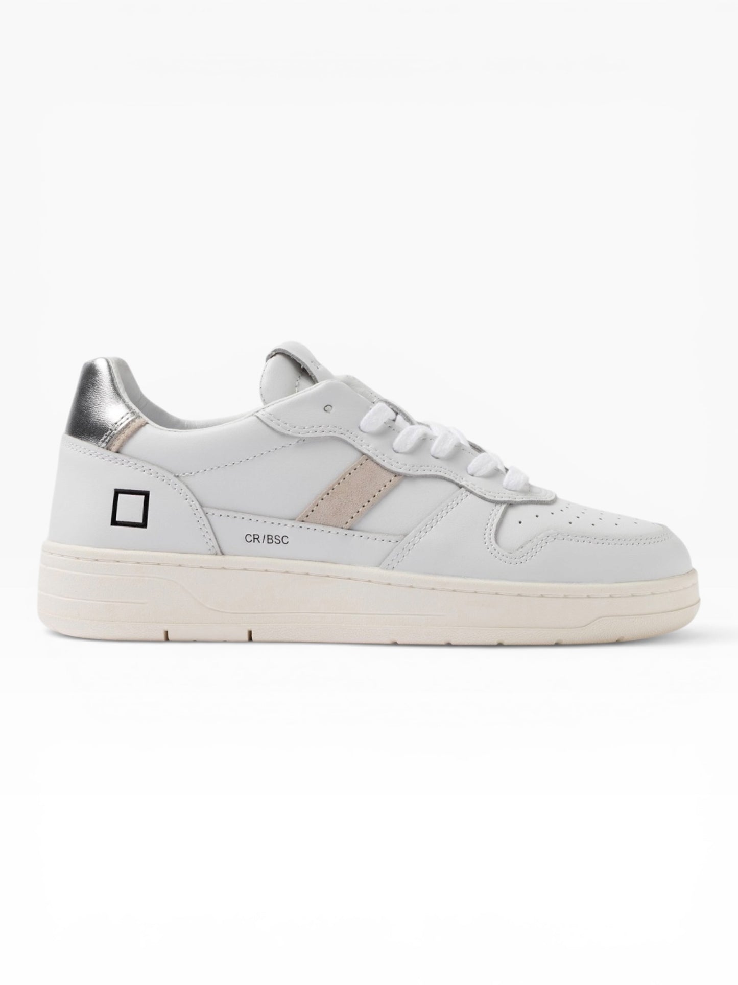 DATE COURT 2 BASIC WHITE/SILVER