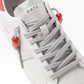 DATE HILL LOW CALF WHITE/CORAL