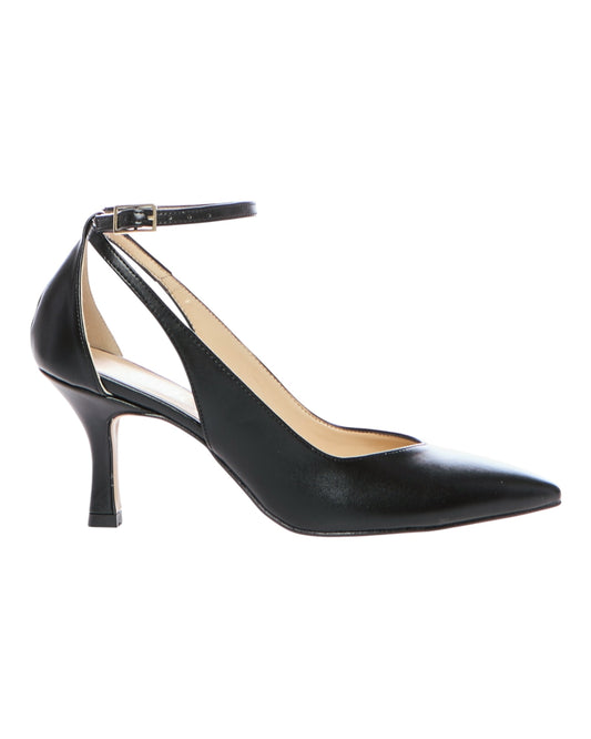 OVYE' M0462164 DECOLLETE' IN PELLE NERO