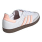 ADIDAS SAMBA OG IN PELLE BIANCA BANDE ROSA