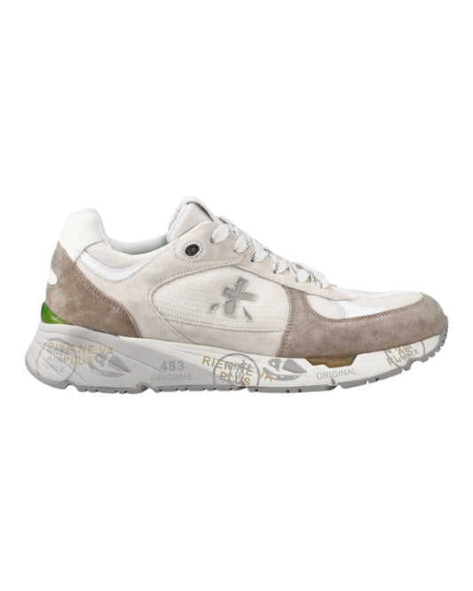 PREMIATA MASE 7241 IN CAMOSCIO BEIGE/BIANCA