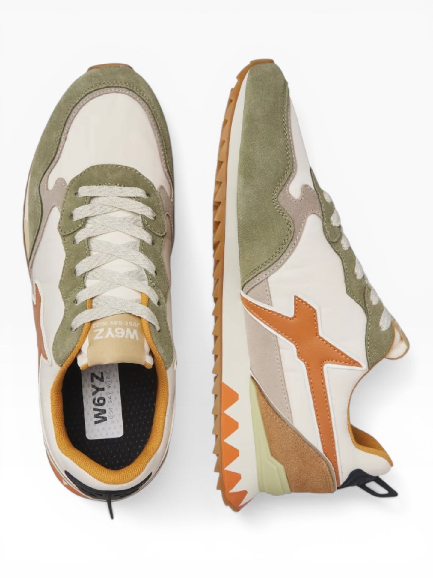 W6YZ JET SUEDE 1G68 VERDE/BEIGE