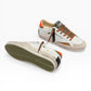 CRIME LONDON SK8 DELUXE 19101 BIANCO/ARANCIO