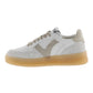 VICTORIA 7129125D SNEAKERS IN PELLE E CAMOSCIO BIANCA FONDO MIELE