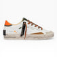 CRIME LONDON SK8 DELUXE 19101 BIANCO/ARANCIO
