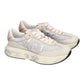 PREMIATA CASSIE 73837 IN CAMOSCIO E TESSUTO BEIGE/ROSA