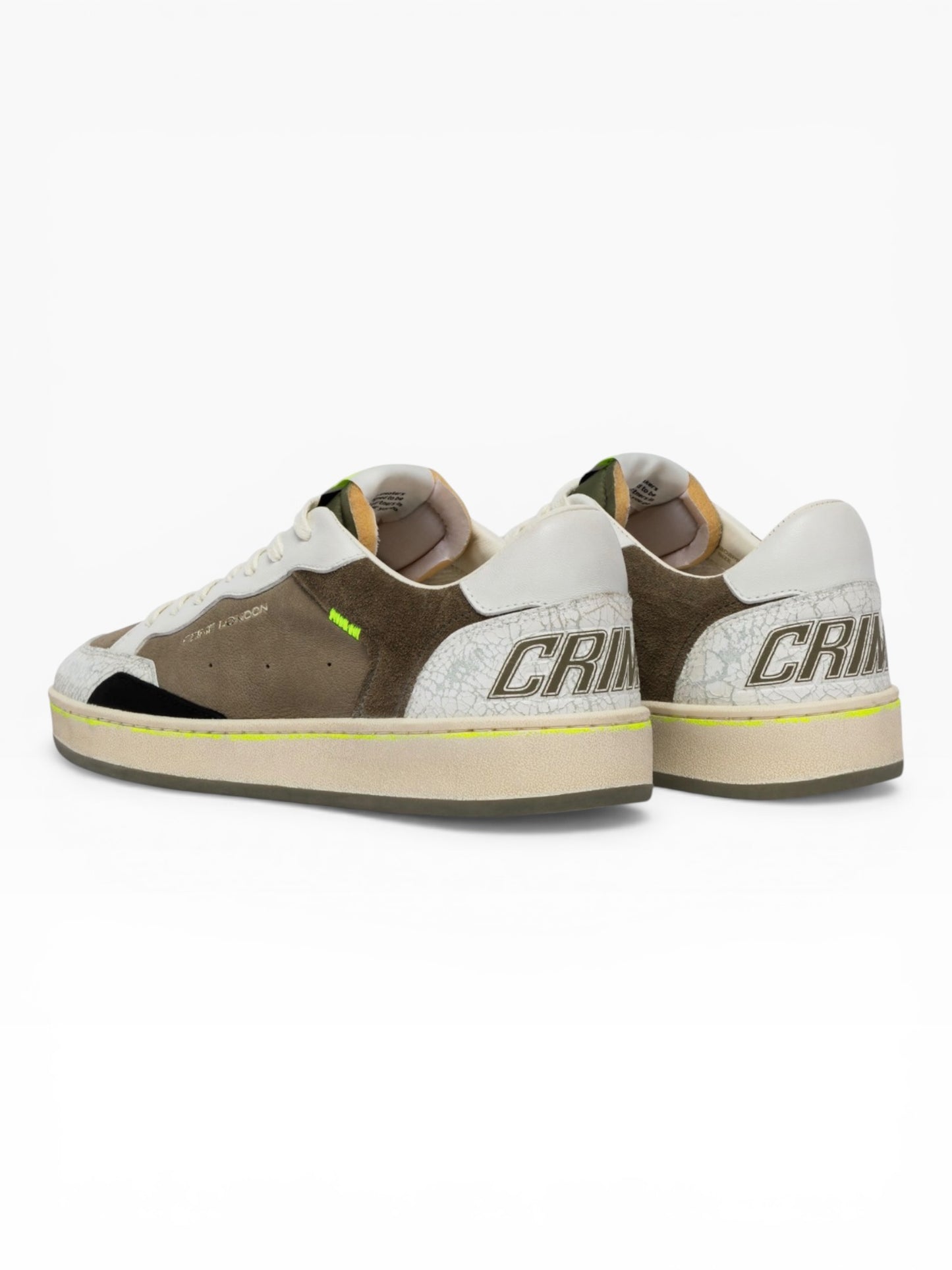 CRIME LONDON CHELSEA 19202 BIANCO/VERDE