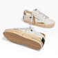 CRIME LONDON SK8 DELUXE 29102 BIANCO/ORO