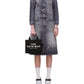 MARC JACOBS THE TOTE BAG SMALL IN TESSUTO NERO