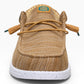 HEY DUDE WALLY STR SOX 2LI BONE BROWN
