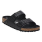 BIRKENSTOCK ARIZONA RIVET LOGO INTRECCIATA NERA