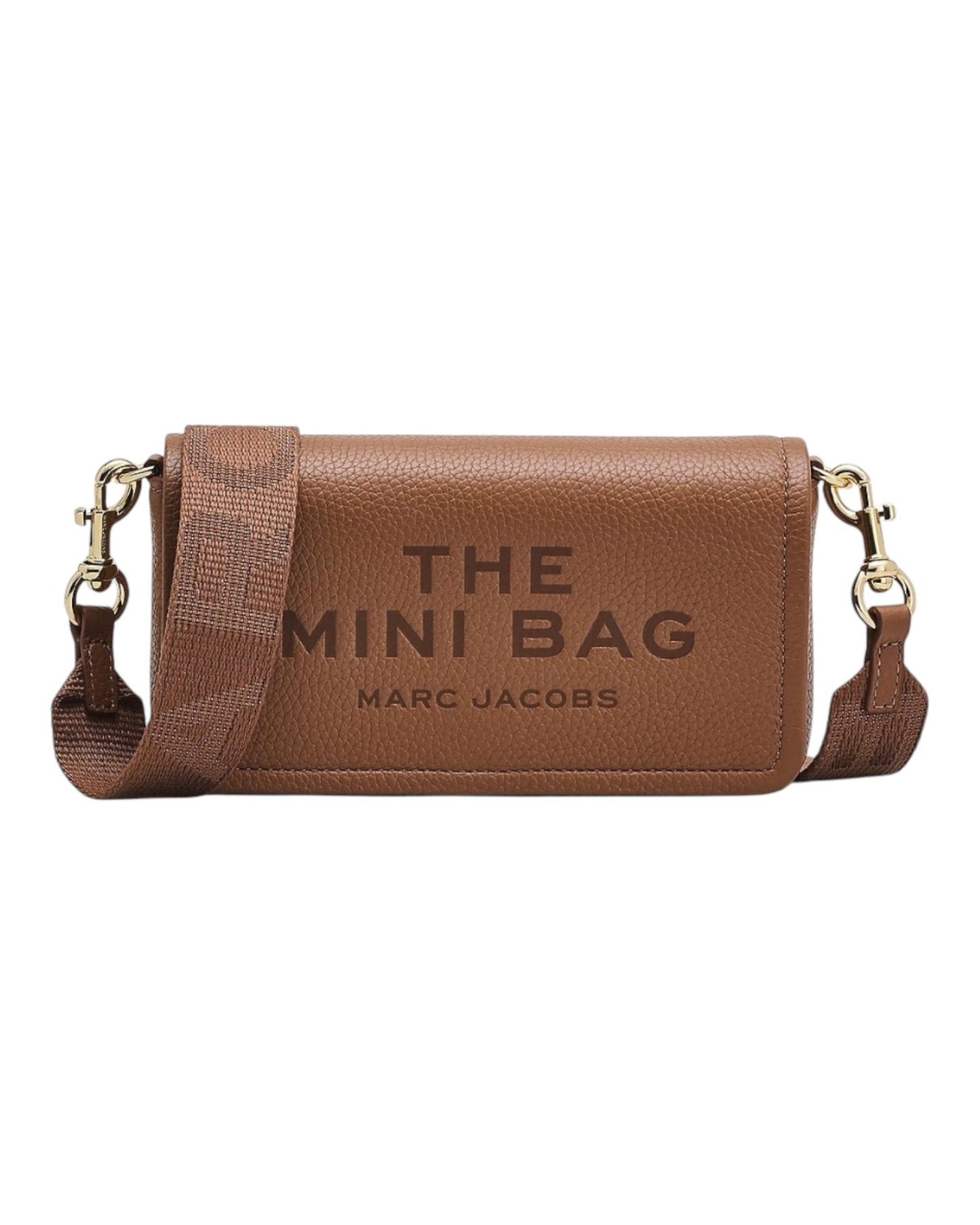 MARC JACOBS THE LEATHER MINI IN PELLE CUOIO