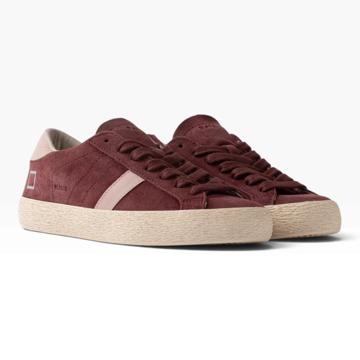 DATE HILL LOW SUEDE BORDEAUX