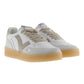VICTORIA 7129125D SNEAKERS IN PELLE E CAMOSCIO BIANCA FONDO MIELE