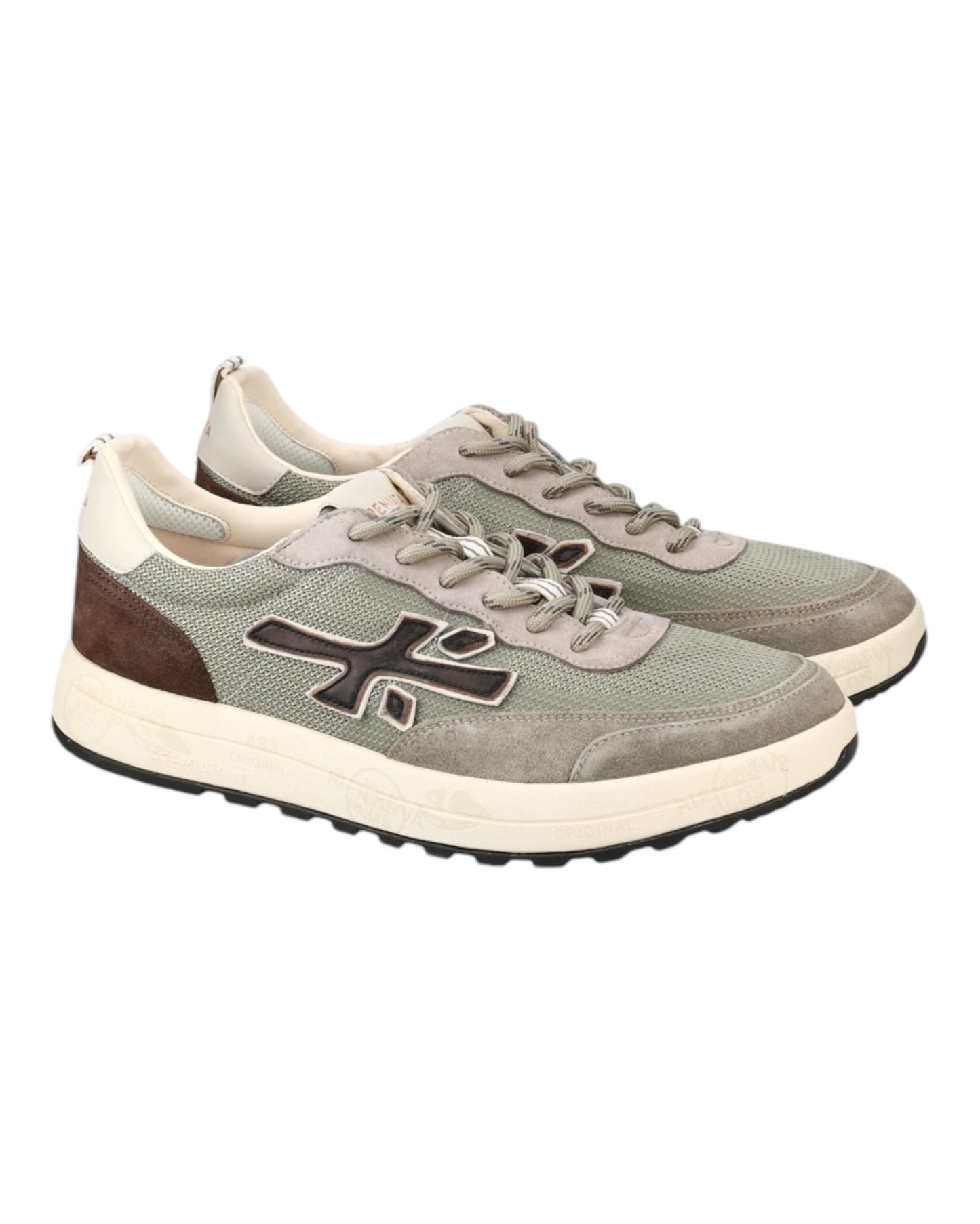 PREMIATA NOUS 6855 INCAMOSCIO/TESSUTO VERDE