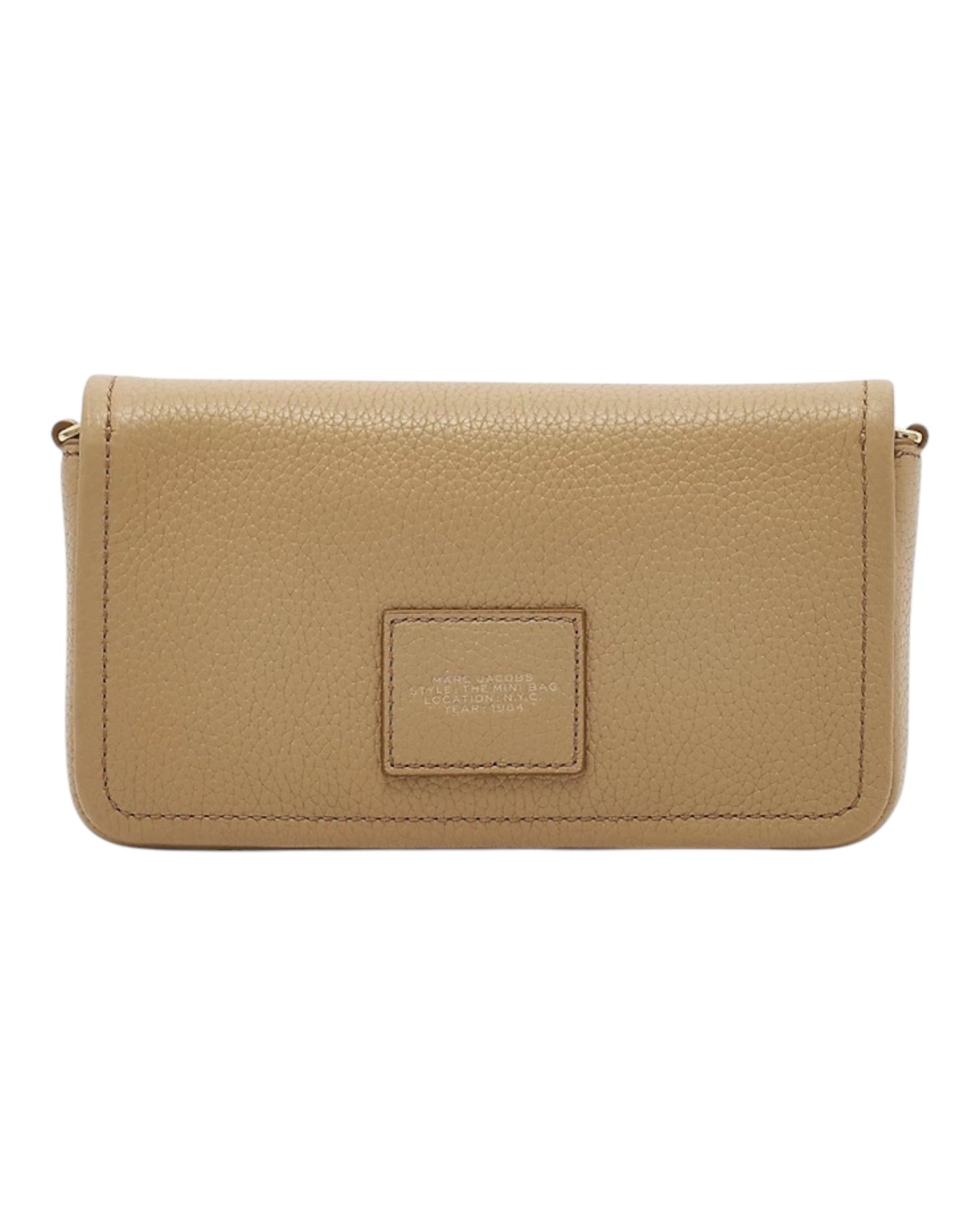 MARC JACOBS THE LEATHER MINI IN PELLE BEIGE